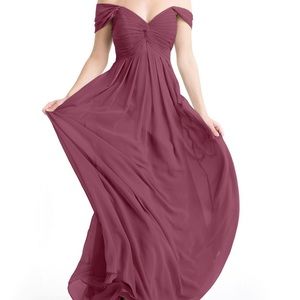 Azazie Kaitlynn Mulberry Size 6